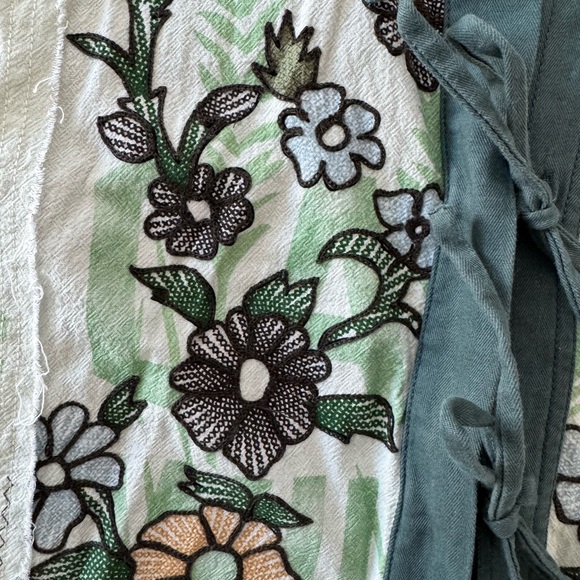 NWOT Women's Free People We The Free Kimono Floral Embroidered Top Size XS - Picture 4 of 7